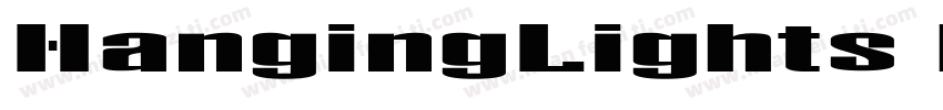 HangingLights Regular字体转换